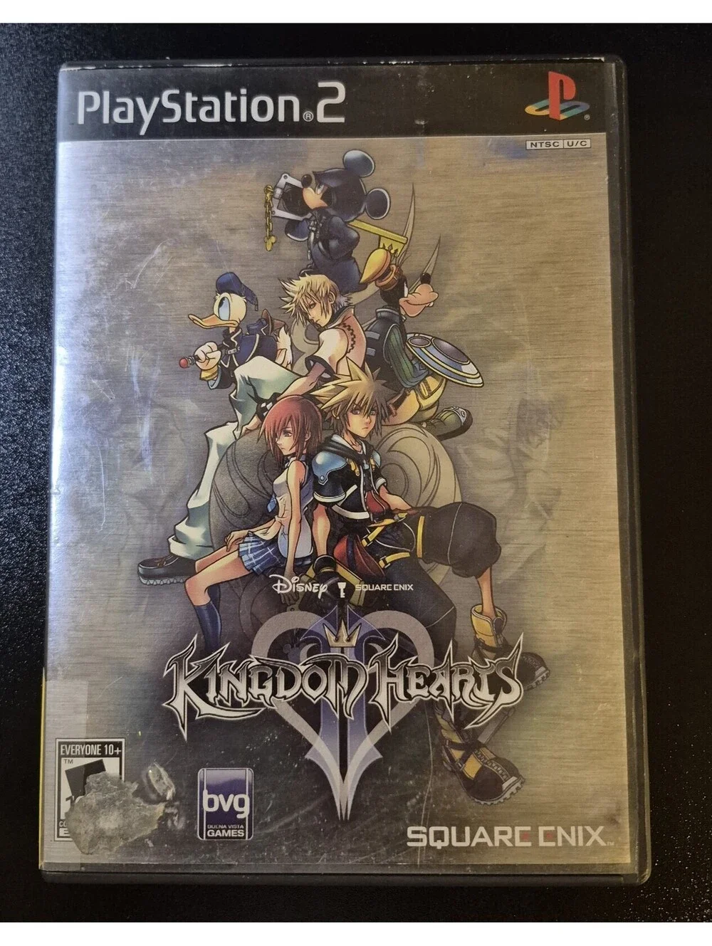 Kingdom Hearts II Sony PlayStation 2 PS2 2006 Complete Black Label Disney RPG